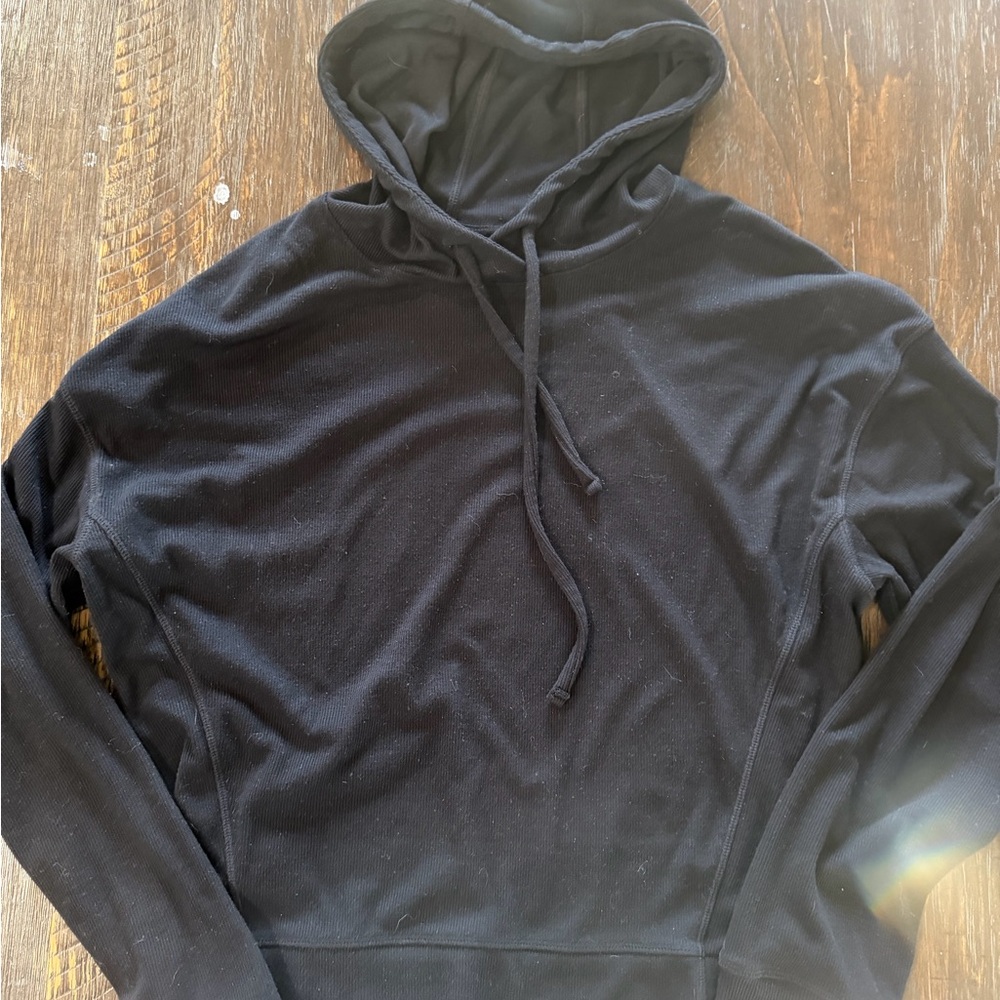 MPG women's Black Hooded Sweatshirt Pullover